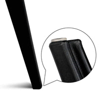 Artiss Set of 4 Retro Padded Dining Chair - Black