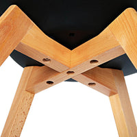 Artiss Set of 4 Padded Dining Chair - Black