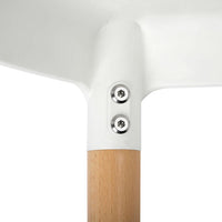 Artiss Set of 4 Wooden Stackable Dining Chairs - White