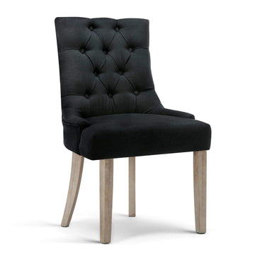 Artiss French Provincial Dining Chair - Black