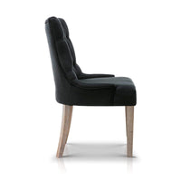 Artiss French Provincial Dining Chair - Black