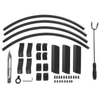 Fire Pit BBQ Charcoal Grill Ring Portable Outdoor Kitchen Fireplace 32"