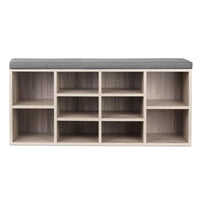 Artiss Bench Wooden Shoe Rack Storage