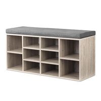 Artiss Bench Wooden Shoe Rack Storage