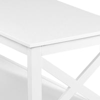 Artiss Wooden Storage Console Table - White