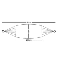 Gardeon Swing Hammock Bed Cream