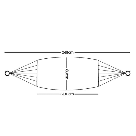 Gardeon Swing Hammock Bed Cream
