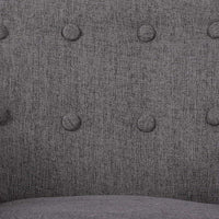 Keezi Kids Sofa Armchair Grey Linen Lounge Nordic French Couch Children Room