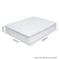 Giselle Bedding King Single Size Waterproof Bamboo Mattress Protector