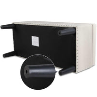 Artiss Fabric Storage Ottoman - Beige