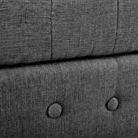 Artiss Fabric Storage Ottoman - Beige