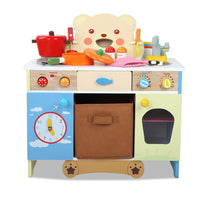 Keezi 10 Piece Kids Kitchen Play Set