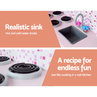 Keezi Kids Cookware Play Set - Pink & Red