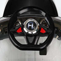 Kids Electric Ride on Car Bugatti Style - Black & White