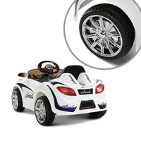 Kids Electric Ride on Car Bugatti Style - Black & White