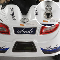 Kids Electric Ride on Car Bugatti Style - Black & White