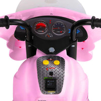 Rigo Kids Ride On Motorbike Motorcycle Car Pink