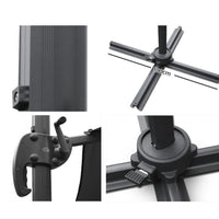 Instahut Roma Outdoor Umbrella - Beige