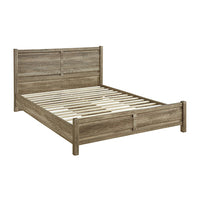Cielo Natural Bedframe Double Size With Strong Legs Oak