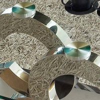 Gracy Stainless Steel Glossy Base Dining Table