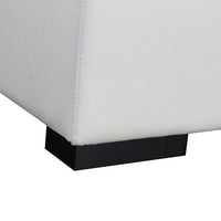 Diva Sofa U Shape Large Size White Colour Bonded Leather