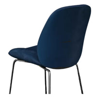 Avery Classic Black Velvet Barstool Set of 2