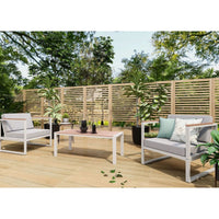 Dolly 2 Seater Aluminium Outdoor Balcony Set