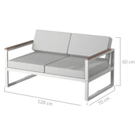 Dolly 4 Seater Aluminium Outdoor Sofa Set