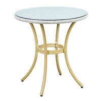 Manolo Natural White 2 Seater Outdoor Bistro Set