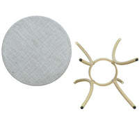 Manolo Natural White 2 Seater Outdoor Bistro Set