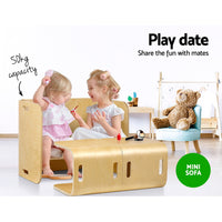Kids Table and Chair Set Study Desk Dining Wooden
