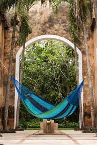 Jumbo Size Cotton Hammock in Oceanica