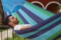 Jumbo Size Cotton Hammock in Oceanica