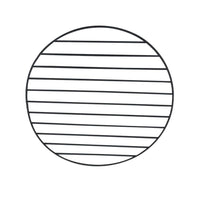 Fire Pit BBQ Charcoal Smoker Portable Outdoor Camping Pits Patio Fireplace 22"