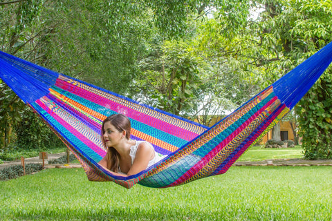 Jumbo Nylon Plus Hammock in Mexicana