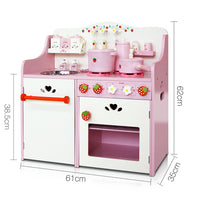 Keezi Kids Kitchen Play Set - Pink