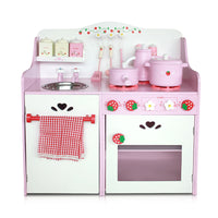 Keezi Kids Kitchen Play Set - Pink