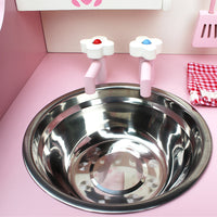 Keezi Kids Kitchen Play Set - Pink