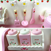 Keezi Kids Kitchen Play Set - Pink