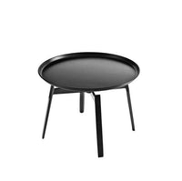 High Coffee Table with Metal Tray