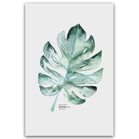 Simple Watercolor Vase Green Plant Art Poster Wall Art Print Canvas Painting Picture Modern Home Living Room Decoration Custom