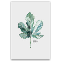 Simple Watercolor Vase Green Plant Art Poster Wall Art Print Canvas Painting Picture Modern Home Living Room Decoration Custom