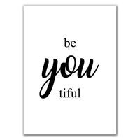 Live Love Laugh Inspiring Quotes Wall Art Canvas Painting Black White Wall Poster Prints For Living Room Modern Home Decor AL132