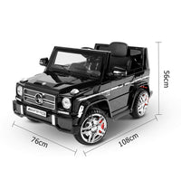Kids Ride On Car MercedesBenz Licensed G65 12V Electric Black