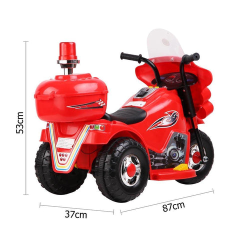 Rigo Kids Ride On Motorbike Motorcycle Car Red