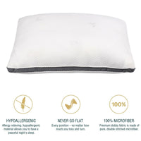 Pocket Spring Pillow with Cool Warm Cover Queen Size Best Neck support