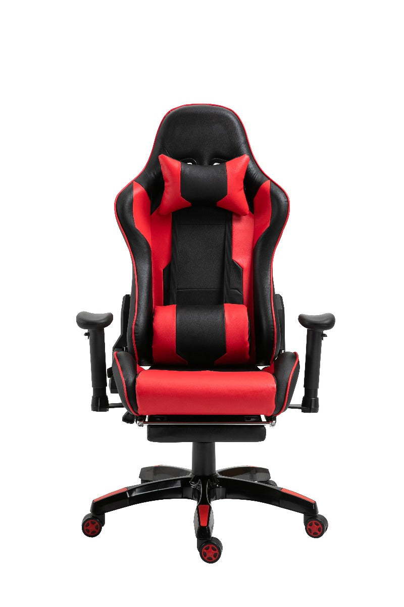 Gaming Chair Office Chair Computer PU Executive Recliner Back Footrest Armrest