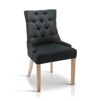 Artiss French Provincial Dining Chair - Black