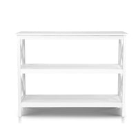 Artiss Wooden Storage Console Table - White