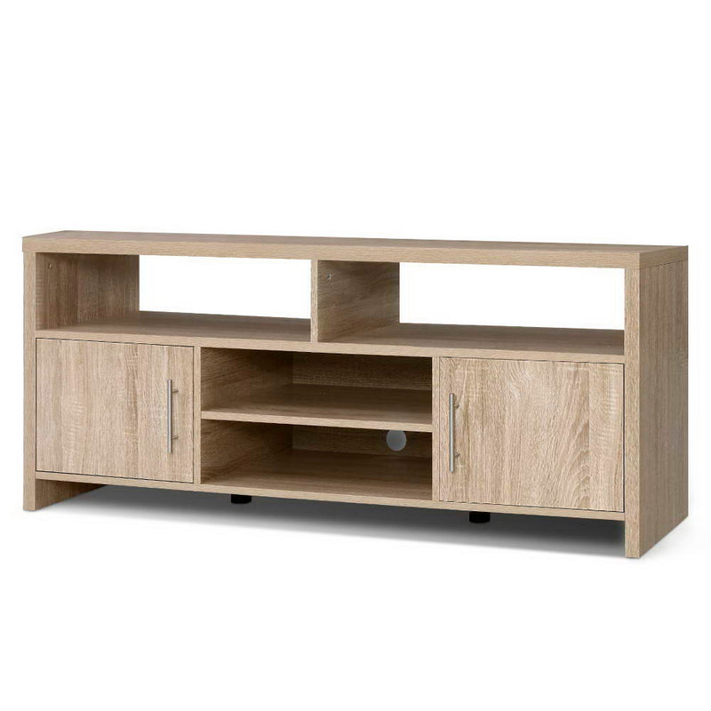 Artiss TV Cabinet Entertainment Unit Stand Storage Shelf Sideboard 140cm Oak